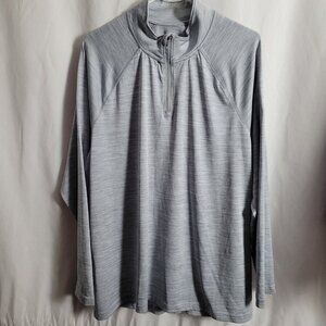 Charles River Apparel Activewear Athletic Shirt Women's 2XL Lion cross patch